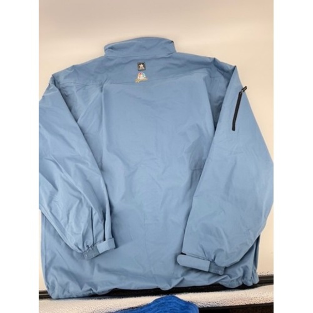 Peter Millar Element 4 Rain Wind Jacket Mens XXL Blue Waterproof Golf Coat - Picture 4 of 16